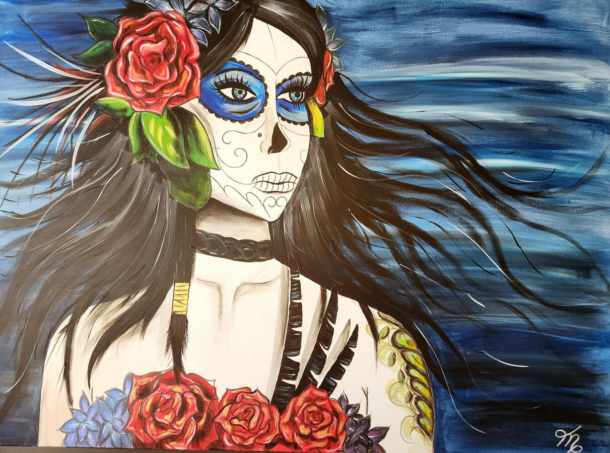 Calavera (48 X 36) Vendu